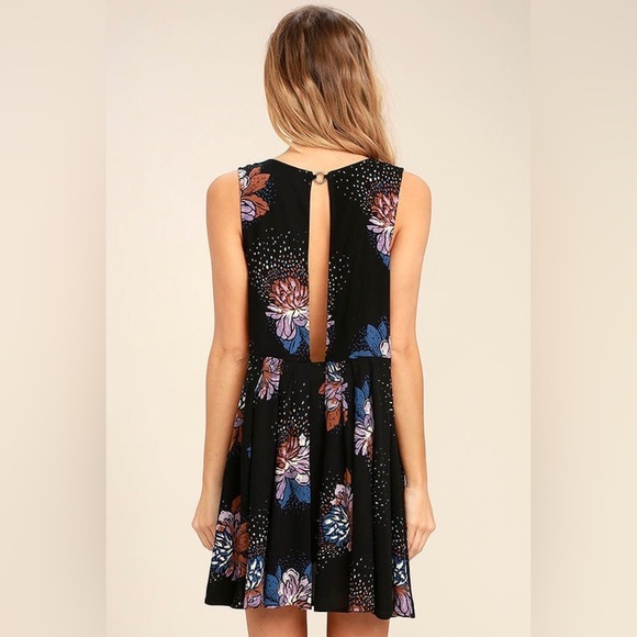 Free People Lovely Day Printed Tunic Dress Size Medium - Picture 3 of 16